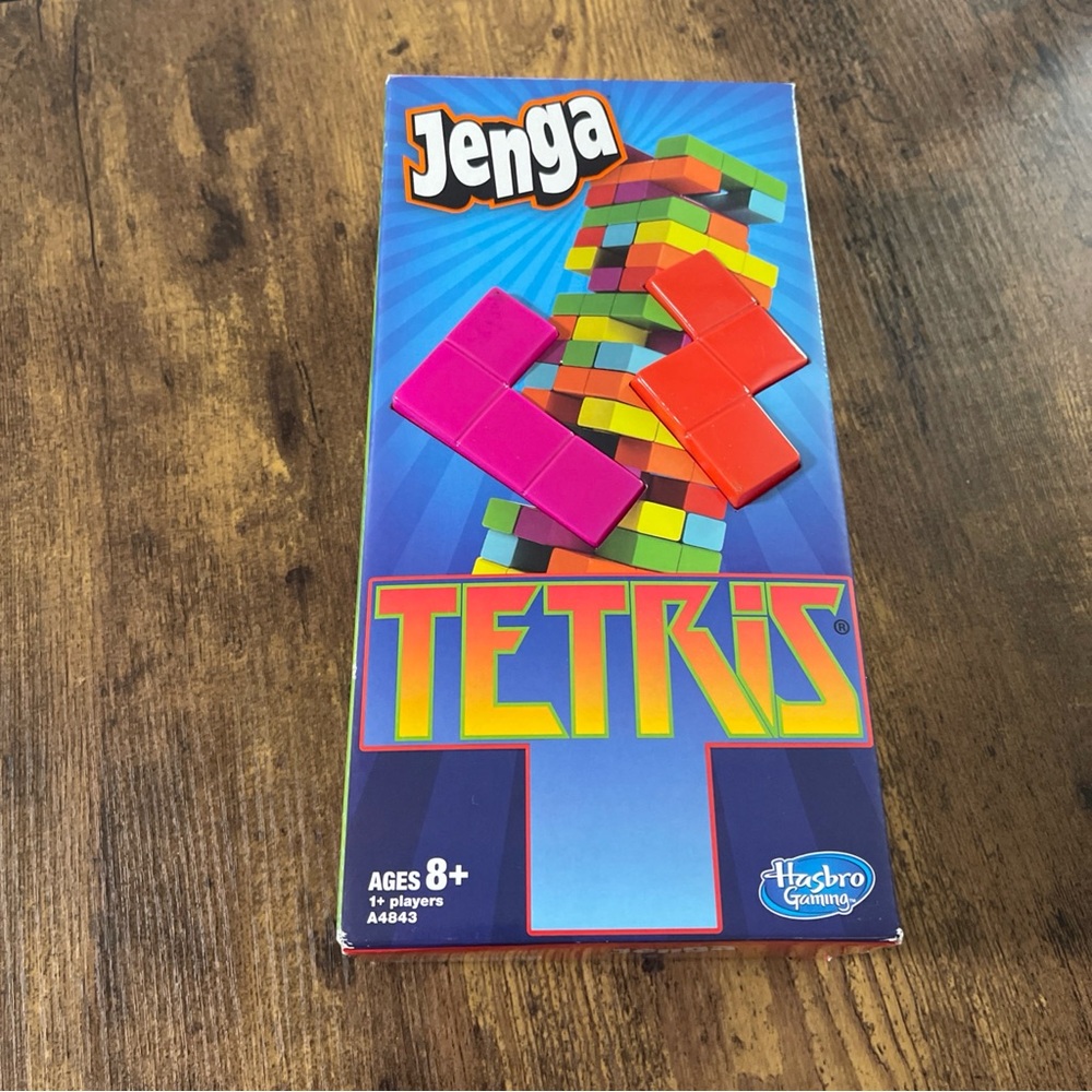 Hasbro Jenga Tetris - Colorful Block Game